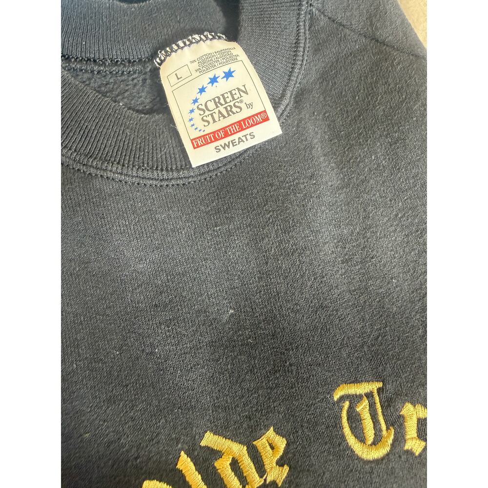 Vintage Screen Stars Ye Olde Trip‎ To Jerusalem Nottingham England Sweatshirt L - Picture 2 of 8